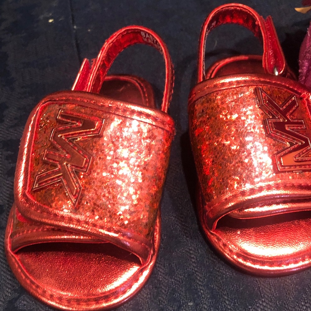 Micheal Kors Sandles For Baby Red